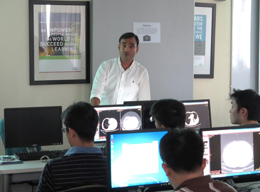 Chest Imaging Course - participants using DICOM viewers