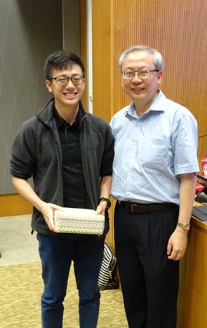 Ivan Low and A/Prof Tay KH