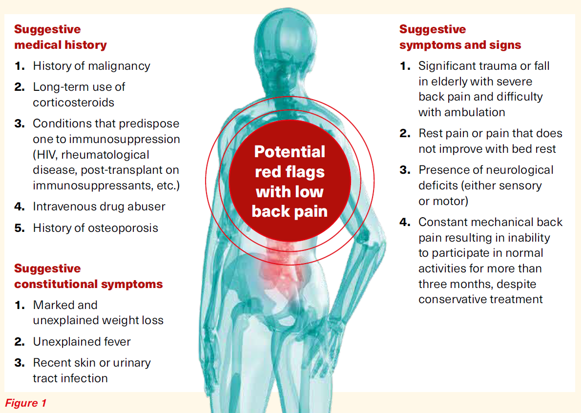 Low back pain red flags - SingHealth Duke-NUS Spine Centre 