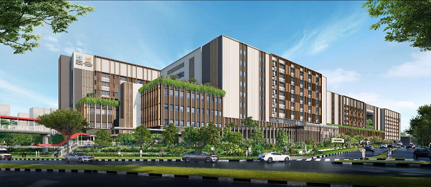  ​Artist’s impression of the new Eastern General Hospital Campus in Bedok North. 