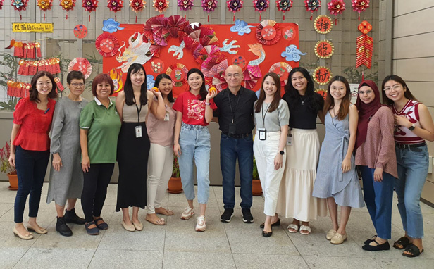  ​Lydia (extreme left) with her fellow renal coordinators 