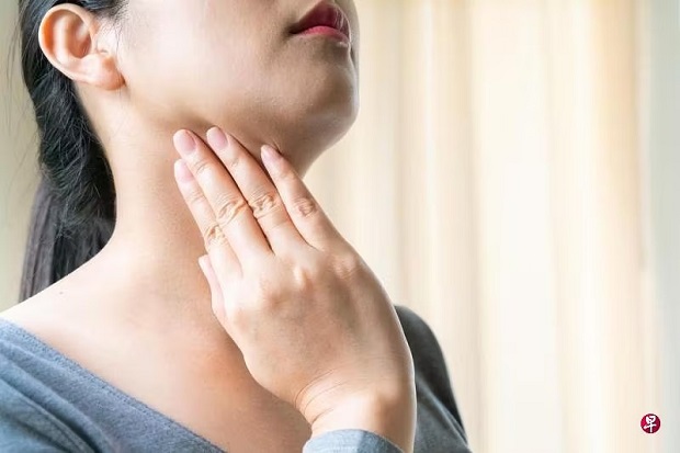  ​颈部若出现无痛的肿块，别掉以轻心。（iStockphoto） 