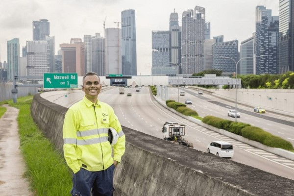 Mr Abdul Latiff Muhamed Abdullah is the Principal Technical Officer involved in providing electricity connection for key infrastructural projects such as the Marina Coastal Expressway and the National Cancer Centre Singapore's new building.
PHOTO SP GROUP
