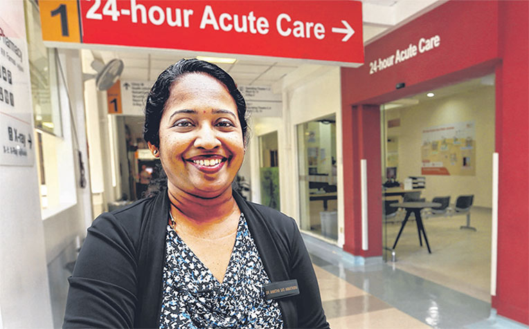  ​which closed for renovations, is open and has 24-hour acute care clinic.