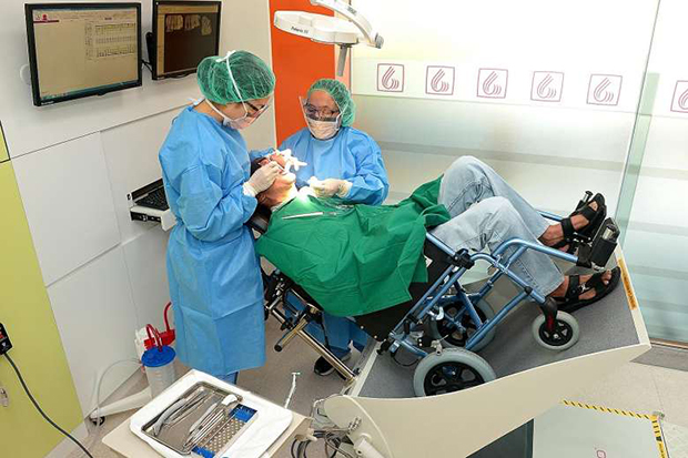  The Geriatric Special Care Dentistry Clinic is designed to make dentist visits as fuss-free as possible for its special clientele.