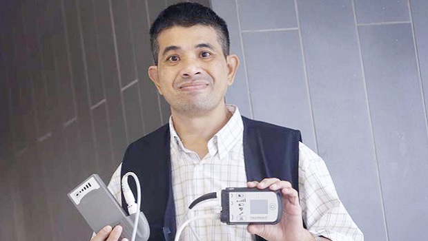  ​Mr Rajamohan Pekrisamy, Asia's first patient implanted with the HeartMate 3. ST PHOTO KEVIN LIM
